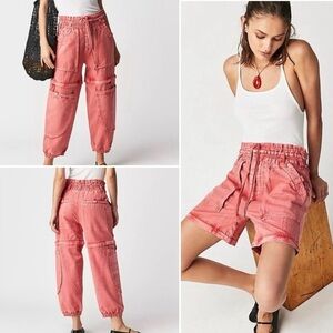 Free People Wind Drift Convertible Pants Shorts Jean
Utility Coral XS